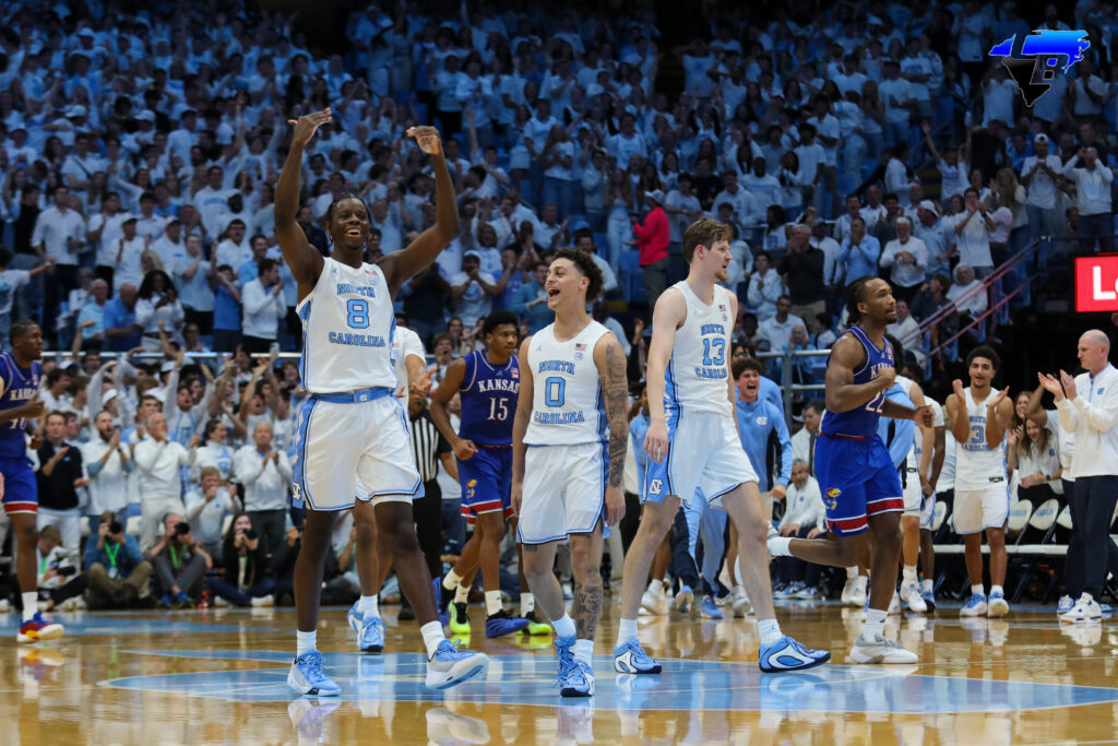 #8 Wilson and #0 Evans celebrate