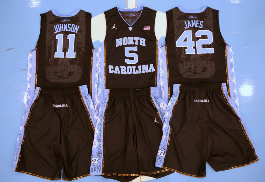 Tar Heels college basketball legacy jerseys