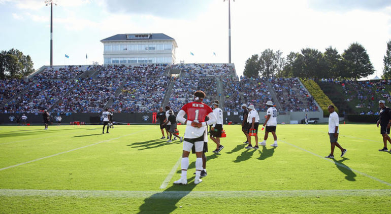 College Football at the Stadium  Carolina Panthers 