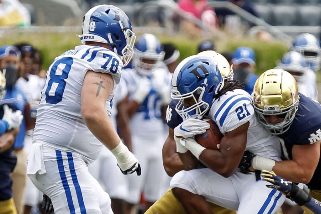 Photos: Duke has new unis and a new helmet decal - Footballscoop
