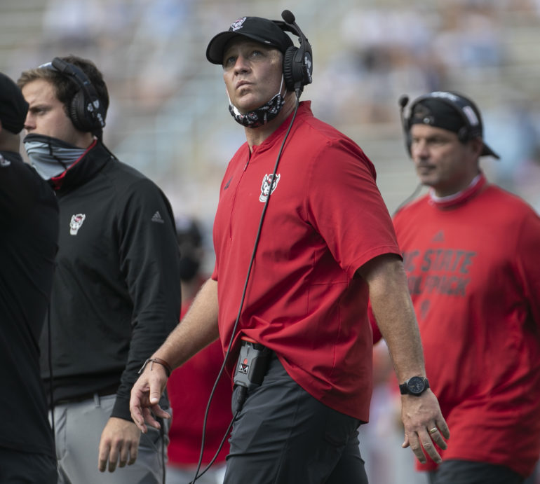 Video: Dave Doeren's NC State vs UNC Post Game Press Conference ...