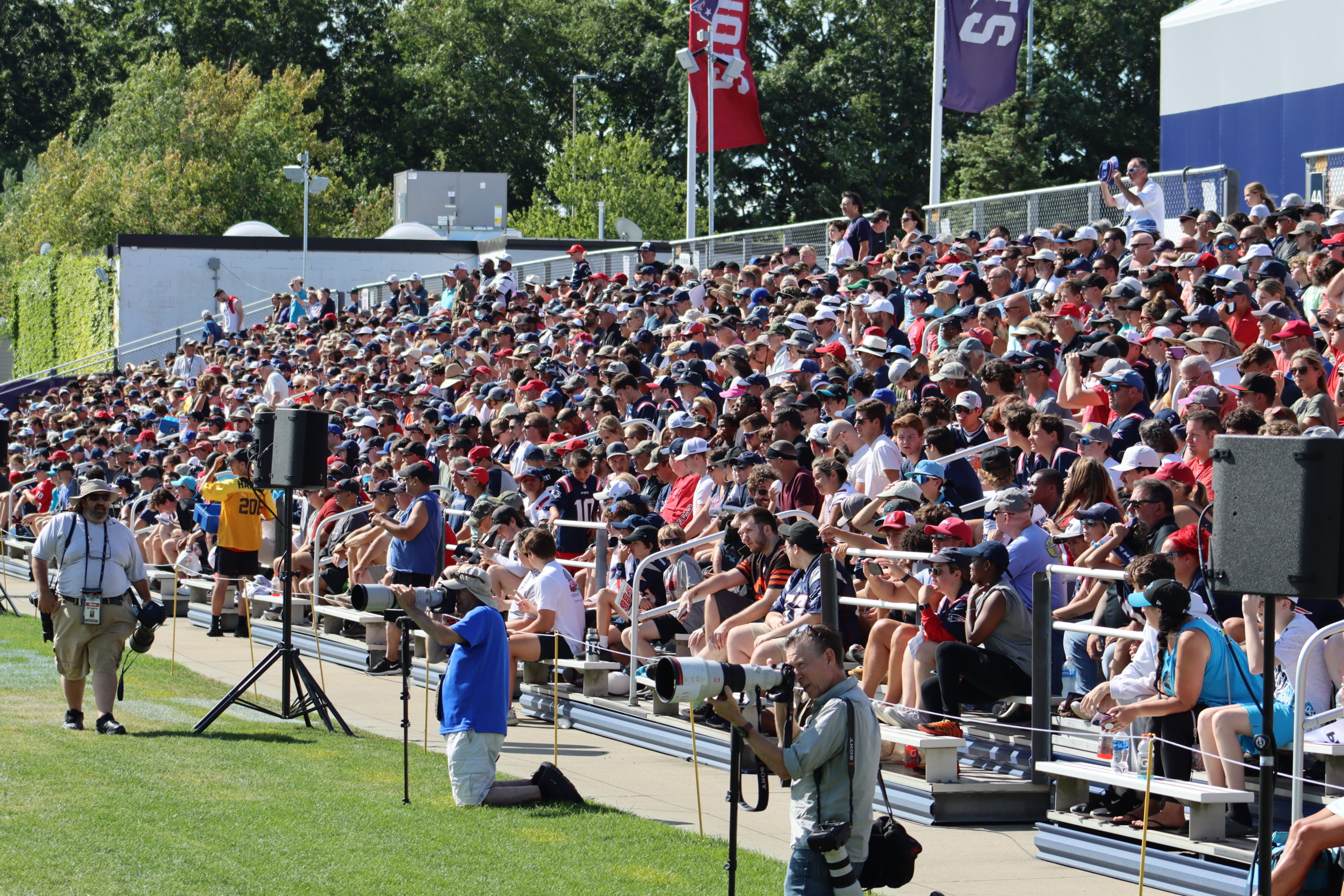 Patriots, Panthers react to joint practice fights at Gillette